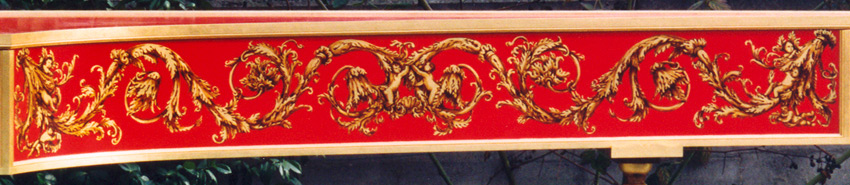 zoom photo case decoration Migliai harpsichord